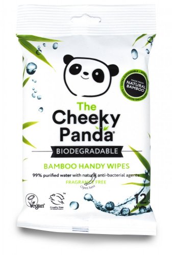 Ekologické obrúsky na ruky The Cheeky Panda 12 ks